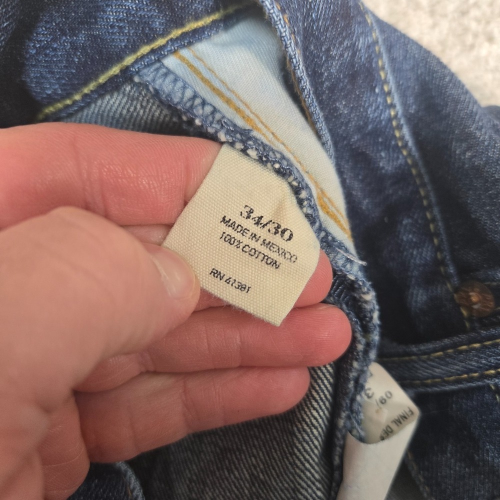 Polo Ralph Lauren Jeans Mens 34x30 Denim Vintage 67 zip fly - Picture 11 of 12